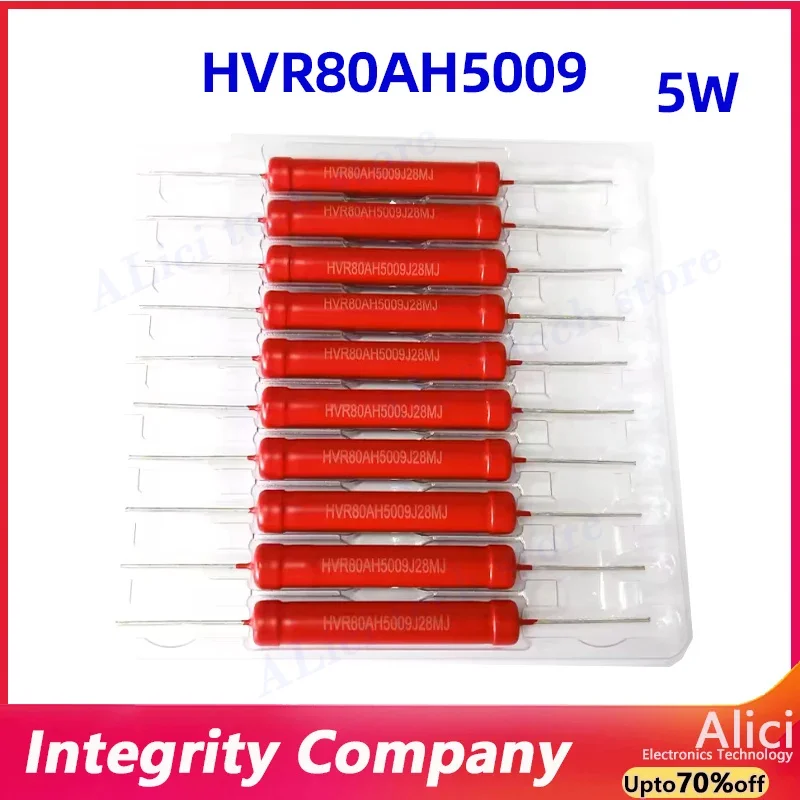 

1Pcs HVR80AH5009 High voltage resistor 5W30K100K200K1M40M1K2M5M10M20M10G50RJ Ohm 470K5% 300M thick film non inductive resisto