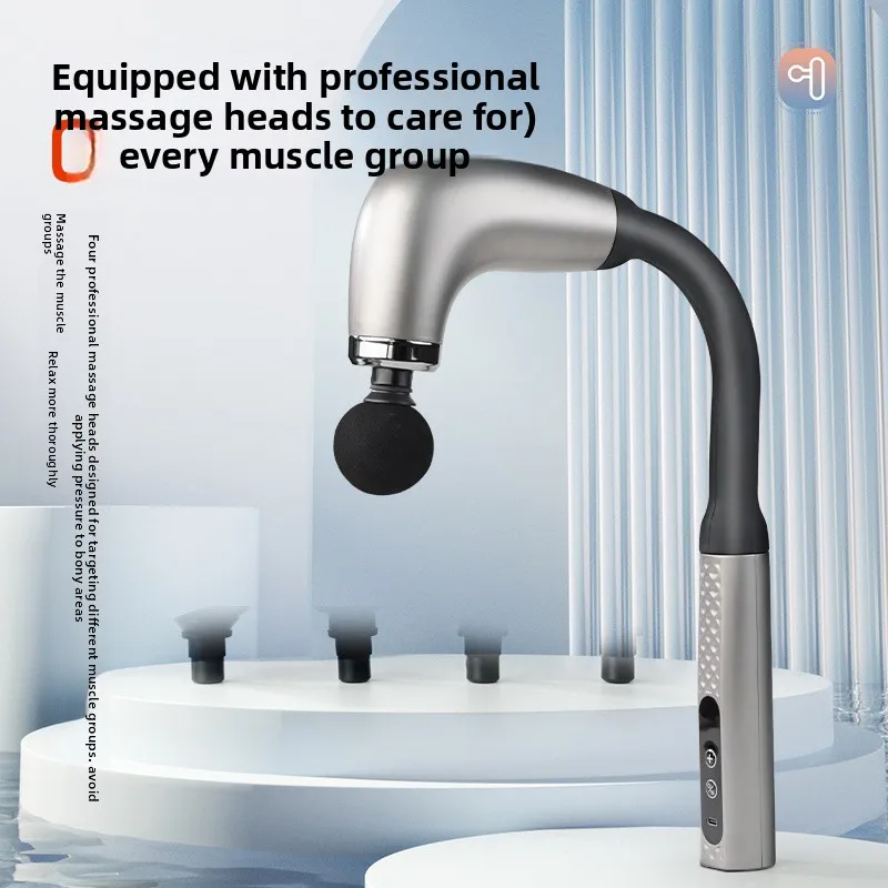 Elbow Fascia Gun Multifunctional Muscle Cervical Massager Waist Back Leg Relaxation Electric Massage Gun