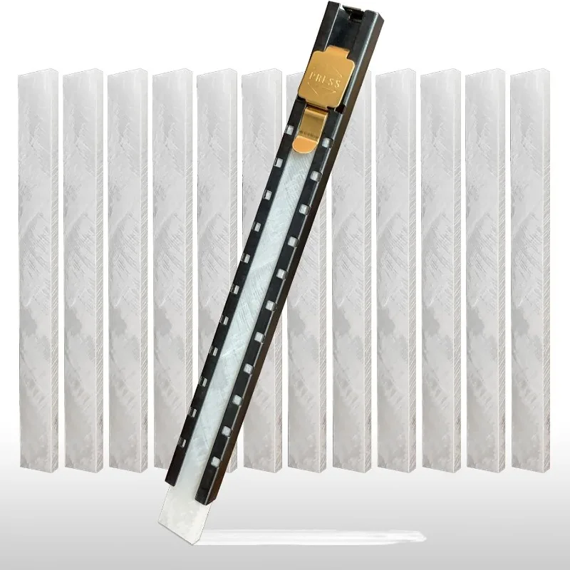 

Soap stone pen holder, containing 20 flat soap stone pen core sticks, suitable for welding workers to mark and mark pens