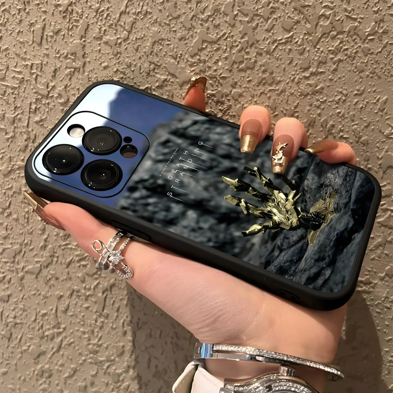 Coque de téléphone pour iPhone 18 17 16 15 14 13 12 11 Pro Max Mini, HOT GAME Death Stranding, coque souple noire antichoc