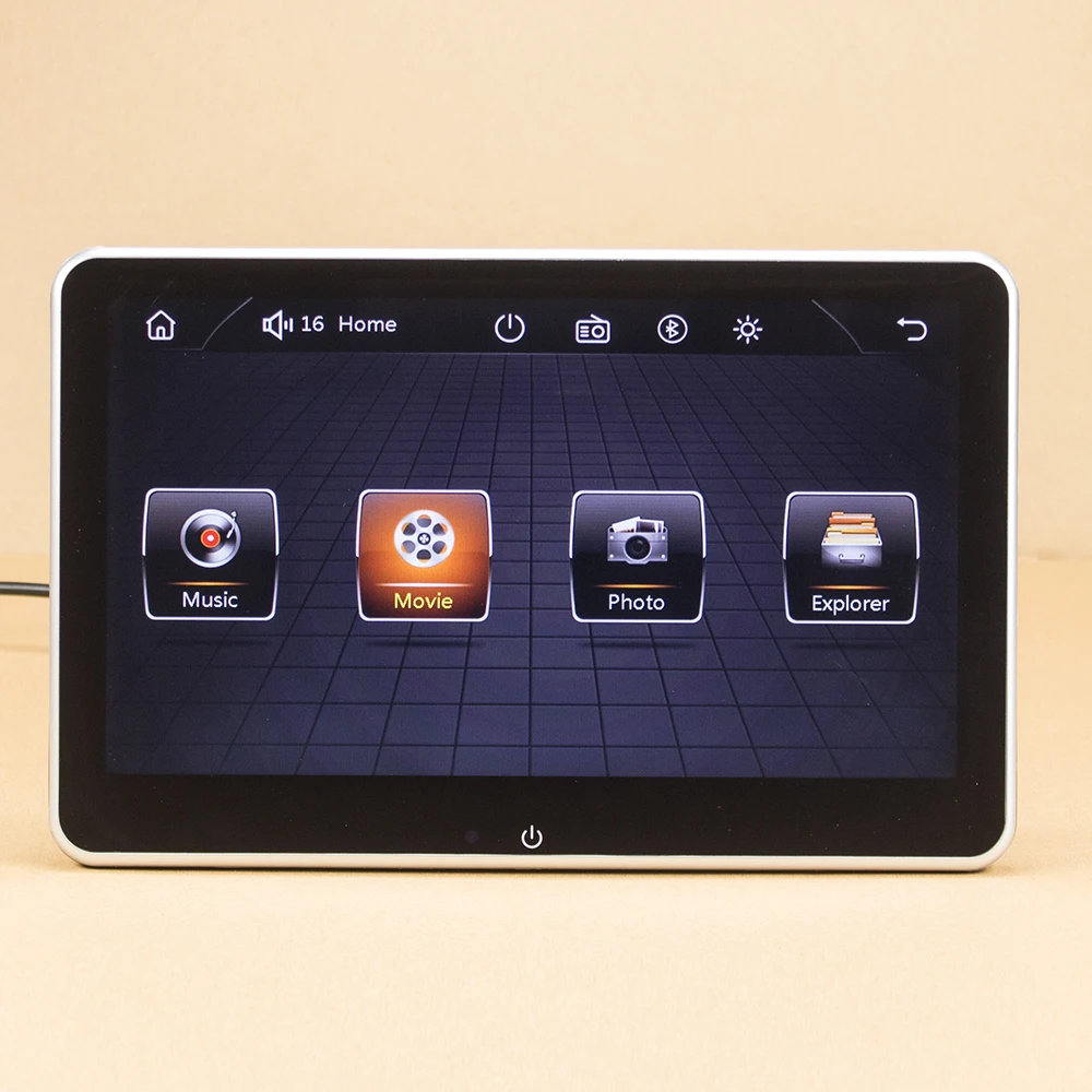 KTYDKP 11.6 بوصة سيارة مسند الرأس رصد مشغل MP5 مرآة ربط HD 1080P فيديو شاشة تعمل باللمس مع USB/SD/BT مشغل وسائط متعددة