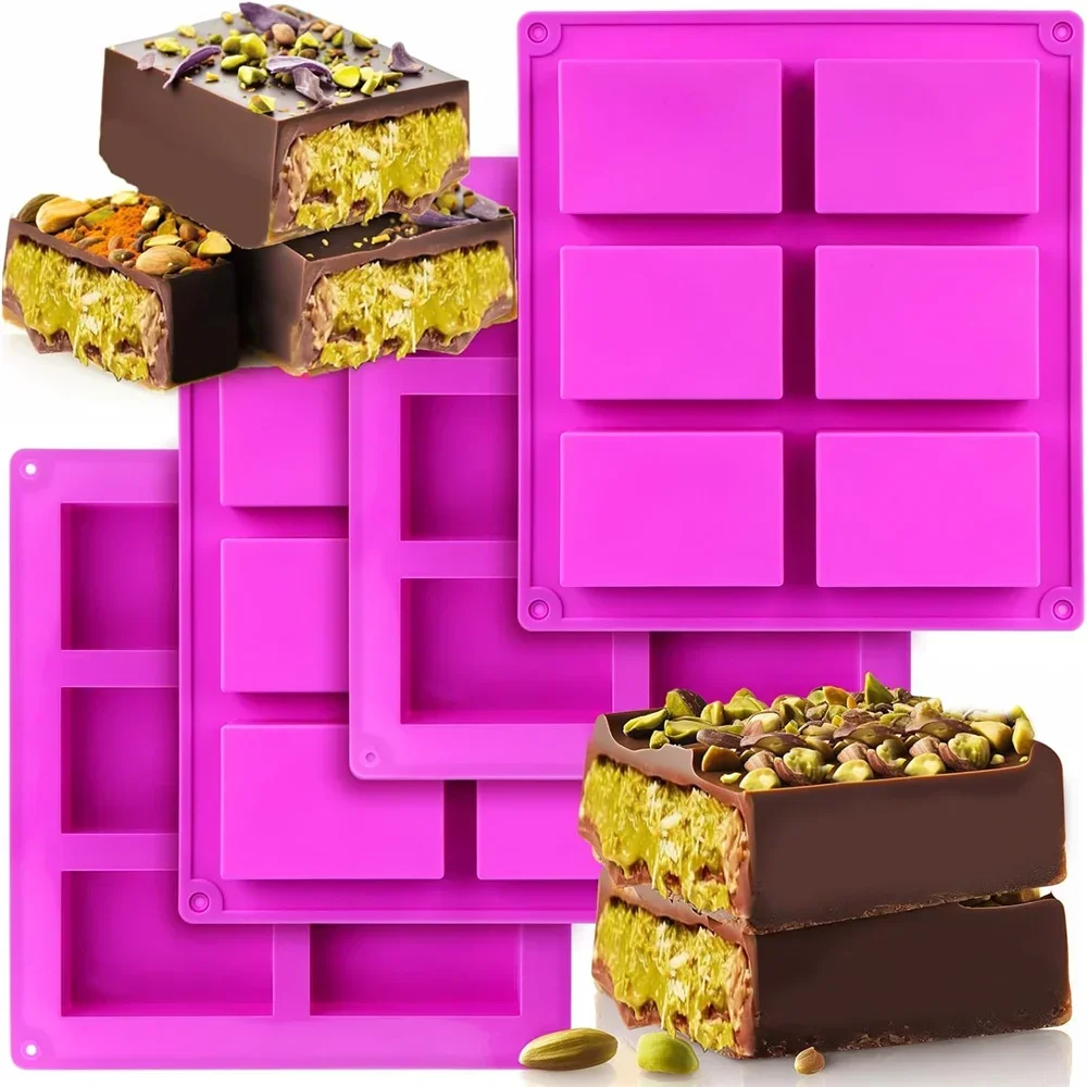 Molde de silicona para barra de Chocolate, herramienta de nutrición para pastel de cereales, fabricante de barras de energía para trufas de Chocolate, pan Ganache, 1 unidad