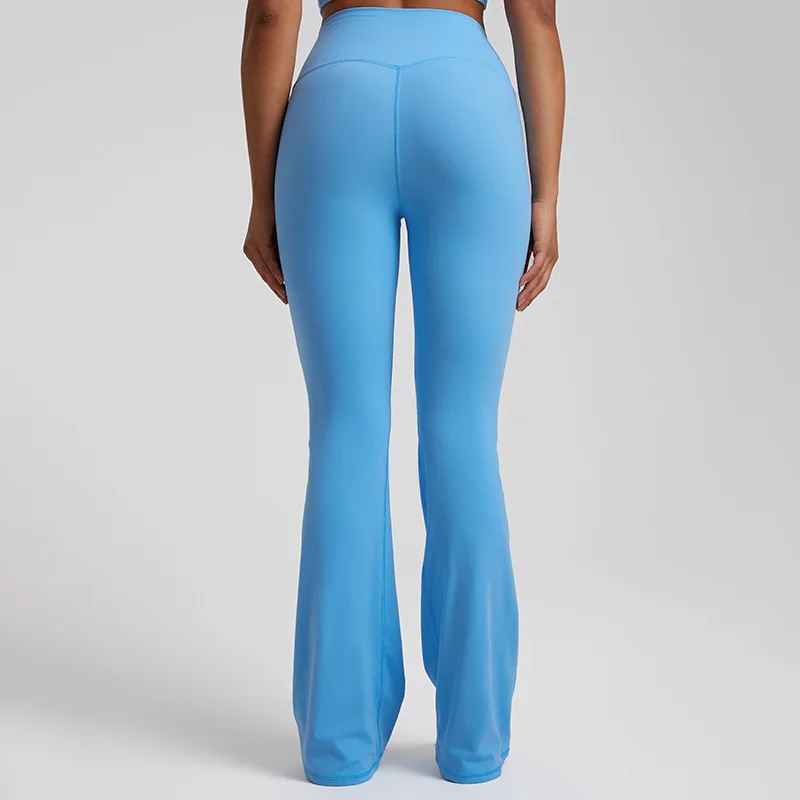 Pantalones deportivos de cintura alta para mujer, mallas de Yoga, entrenamiento atlético, estómago, suave, Color sólido, 25\