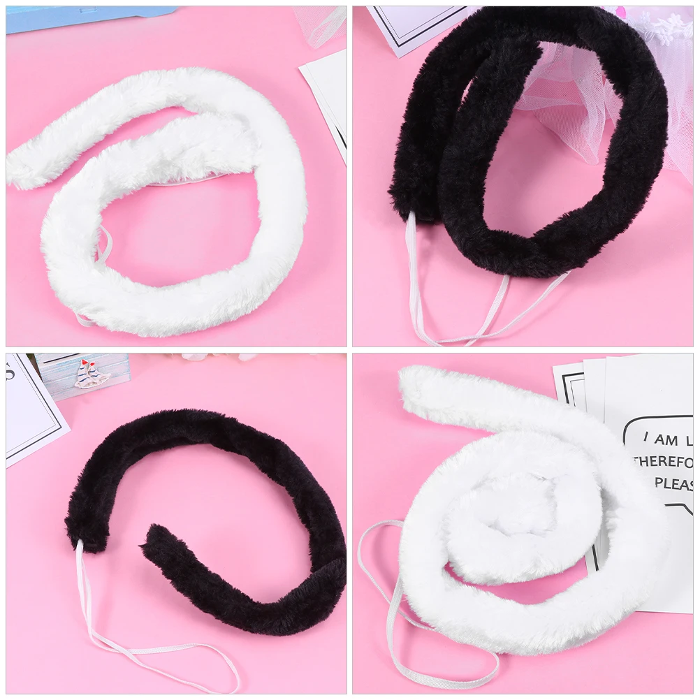 2 STUKS Dierenstaart Halloween Cosplay Party Prop Kostuum Accessoires Kind Staarten Langdurige Comfortabele Slijtage Feestelijk Thema DIY