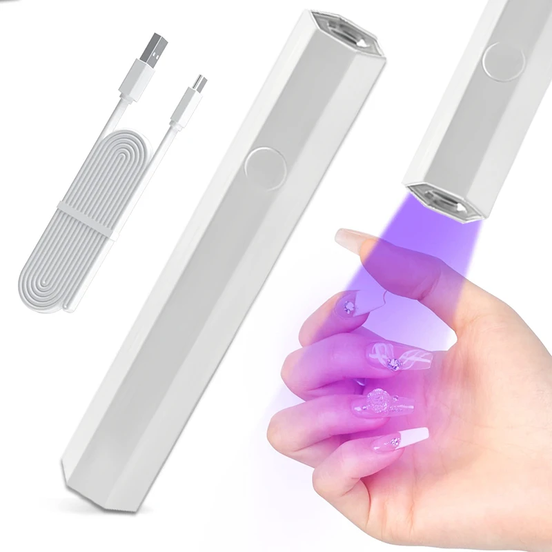 Mini UV LED Nagel trockner USB Nagel lampe für alle Nagel Gel Aushärtung tragbare Kabine Ein finger Taschenlampe Lampe Maniküre Ausrüstung