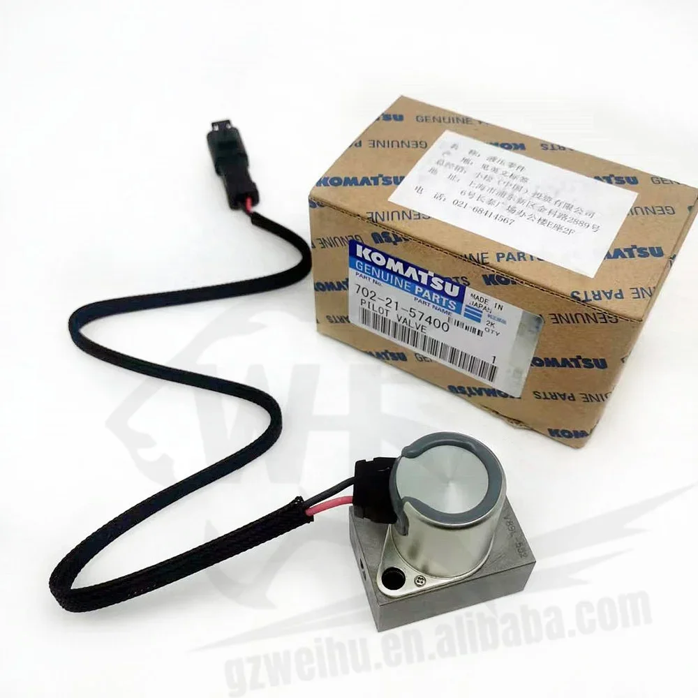 PC210-8 hydraulic pump solenoid valve 702-21-55600 pilot valve 702-21-57400 for komatsu excavator pc 210