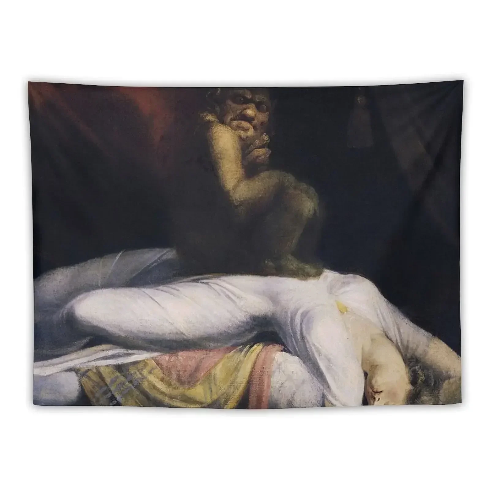 THE NIGHTMARE - JOHN HENRY FUSELI Tapestry Bedroom Decor Aesthetic Decorations For Room Luxury Living Room Decoration Tapestry