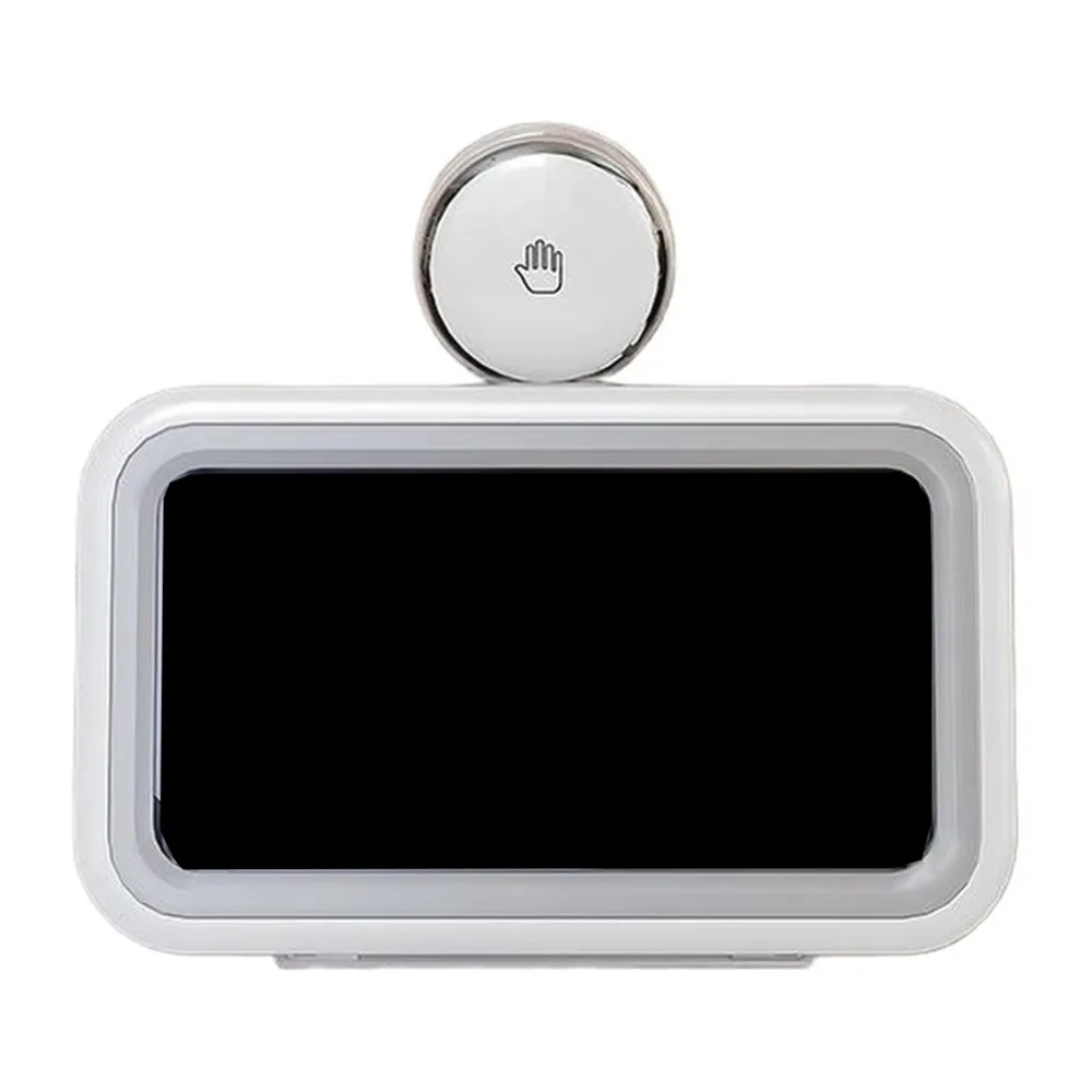 

Suction Cup Waterproof Phone Holder Adjustable Anti-Fog Shower Phone Mount Stand Removable Multifunctional Bathroom Phone Rack