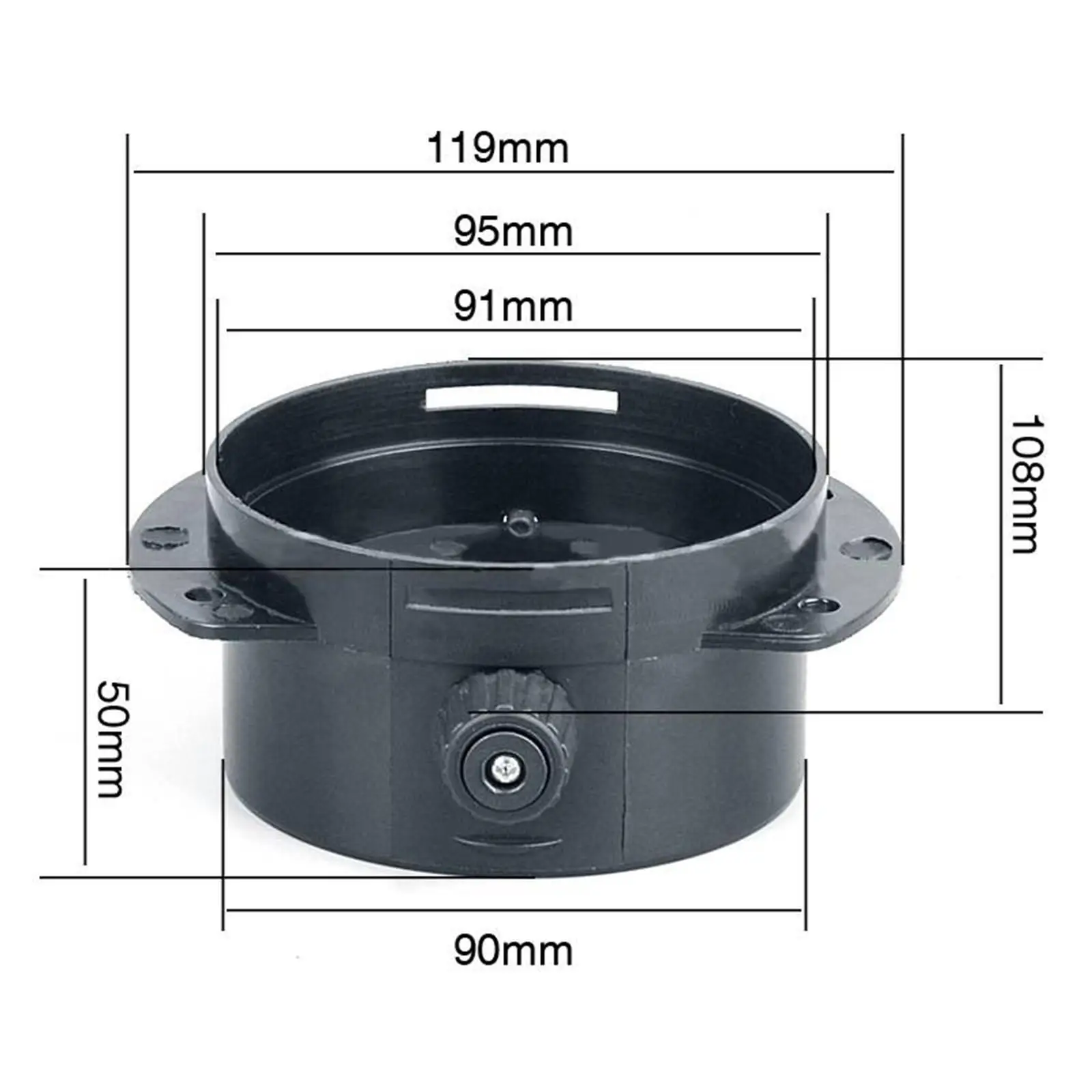 90mm Parking Heater Air Duct Connector Closeable Open Regulating Valve Replacement for Old Broken Auto Parts