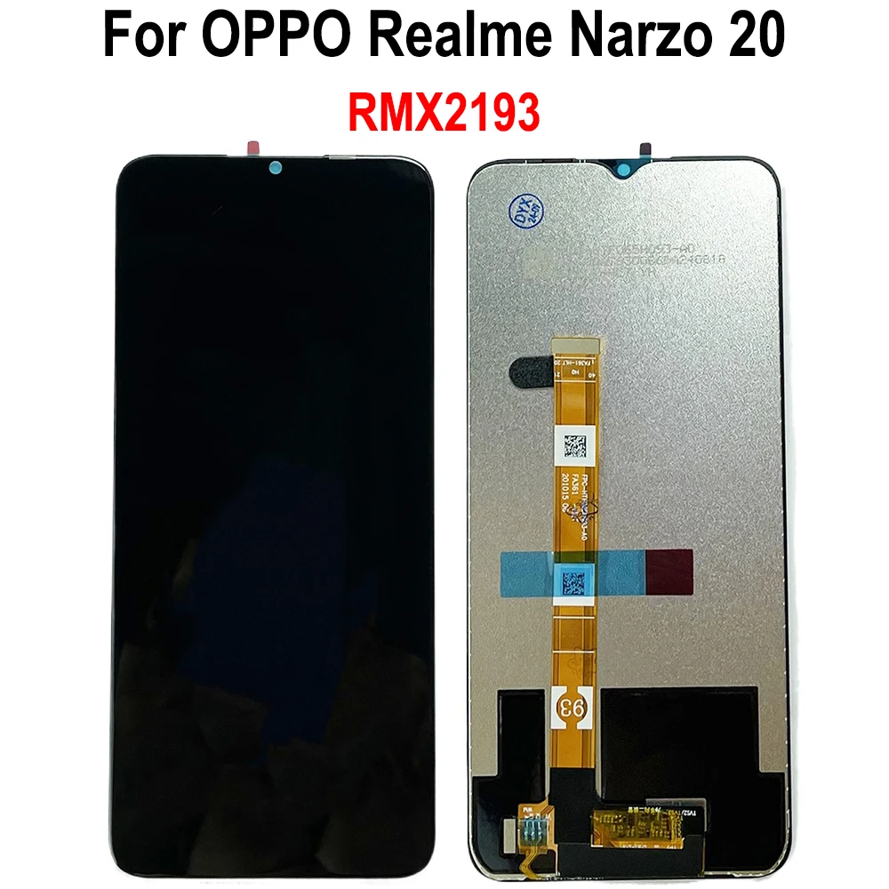 LCD Display Touch Screen Digitizer Assembly For OPPO Realme Narzo 20 RMX2193 Display Screen Replacement Parts