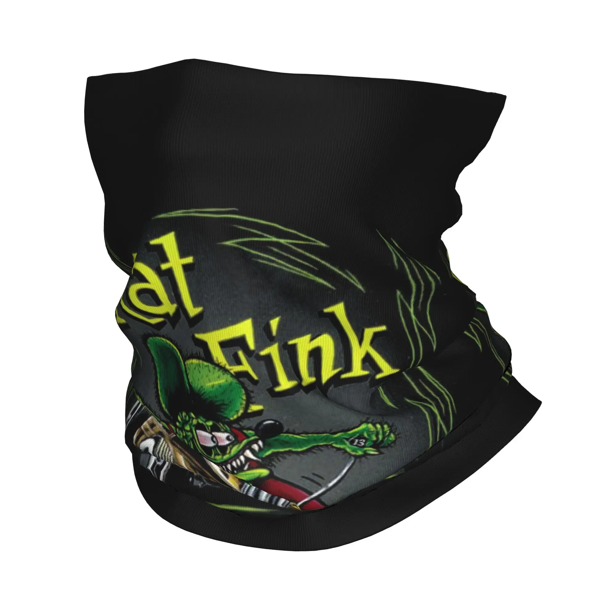 

Зимний ветрозащитный шарф-бандана с принтом аниме-персонажа Рэт Финк для мужчин, многофункциональный гейтер для походов и защиты лица