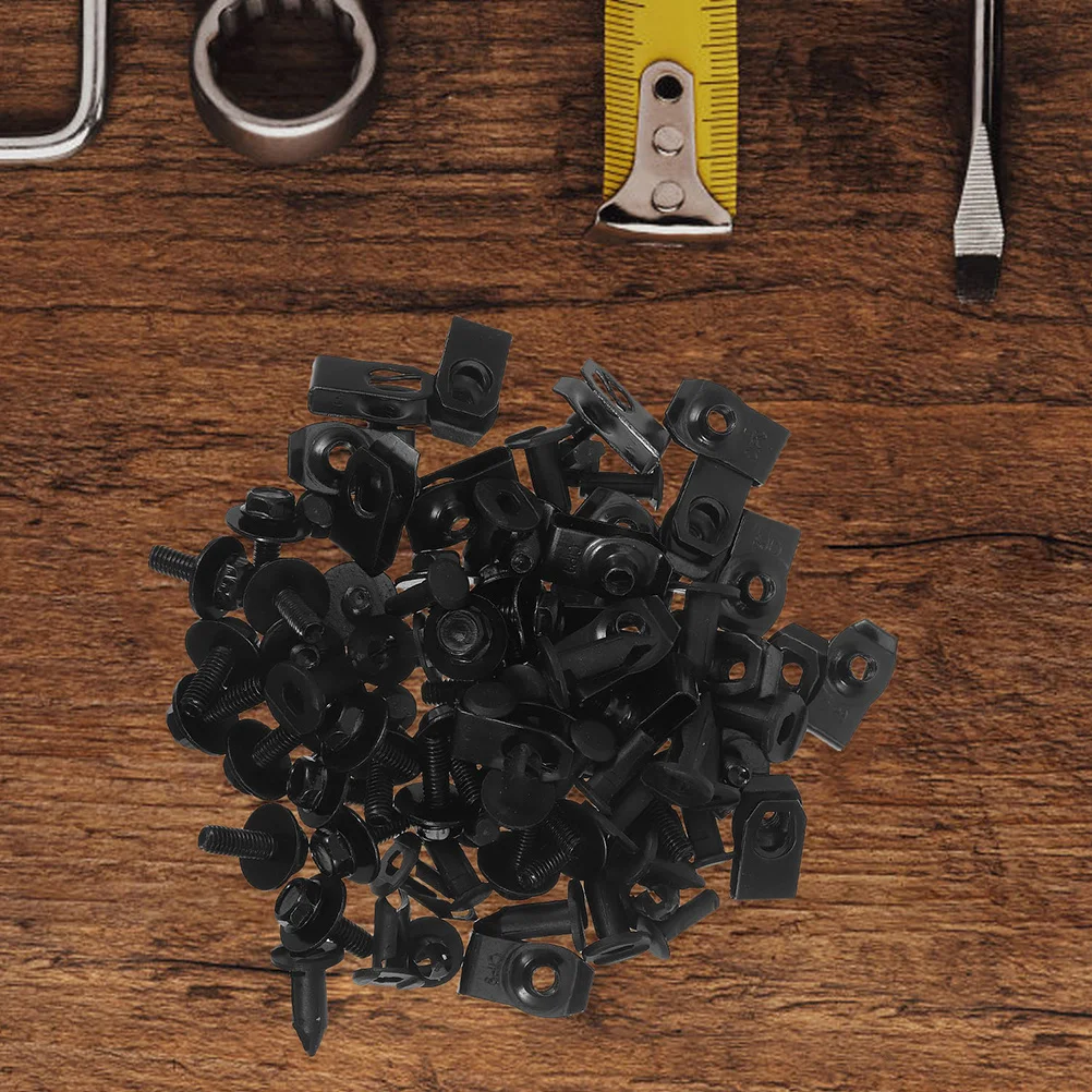 35 stücke Universal Kotflügel Schrauben Langlebig Motor Splash Schild Befestigungen Stoßstange Clips Körper Niet Hardware Kit Für Auto Teile