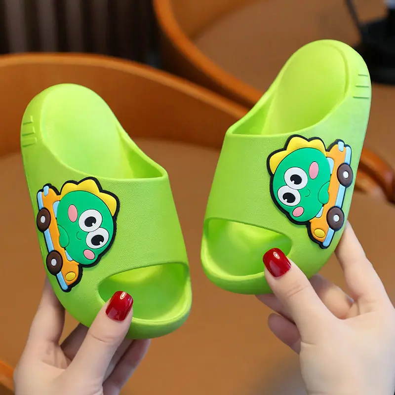 Children Slippers Summer out Indoor Bath Non-slip Slippers Soft Super Cute Cartoon Boys and Girls Sandals Slippers