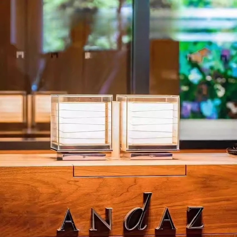 

Xuan Paper Table Lamp Tricolor Interior Lighting Light Home Interior Bedroom Bedside LED Nightlight Room Decorating Supplies