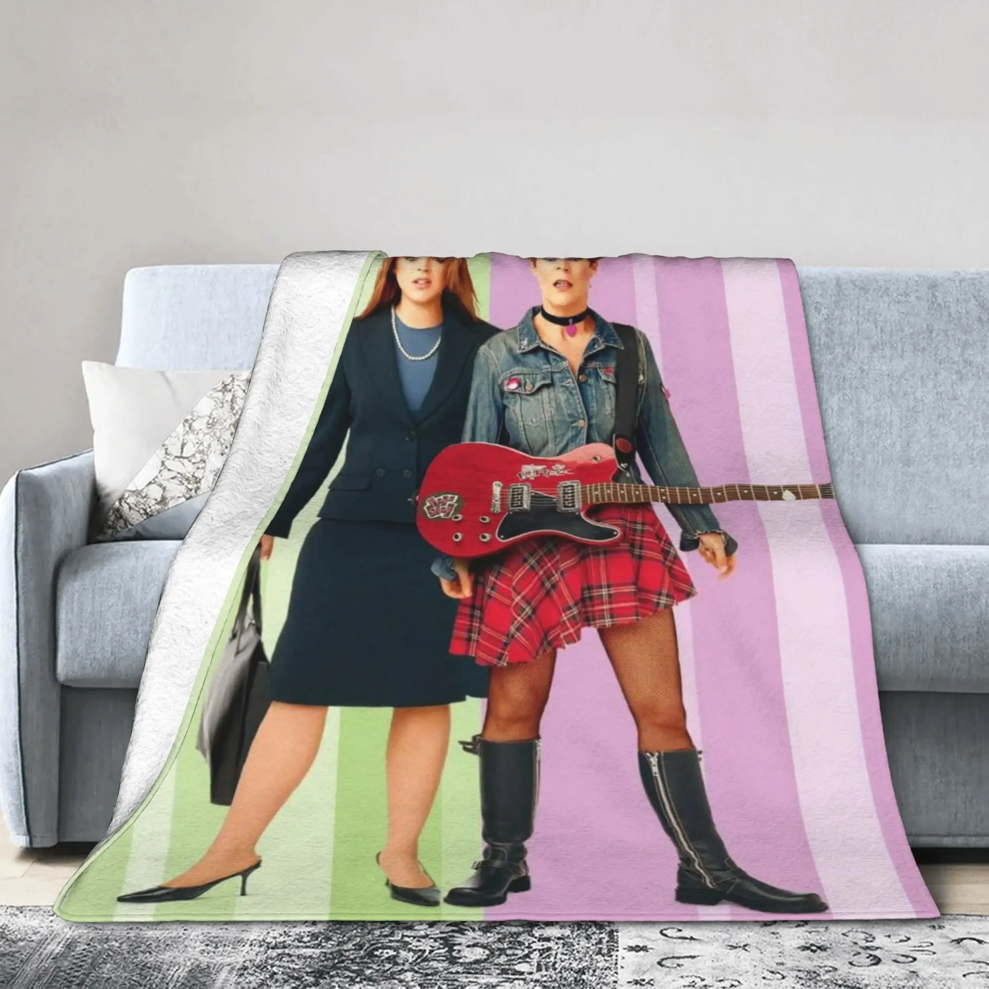 

Фирлявое пятнистое одеяло для концерта гитары, ультра-мягкое фланелевое одеяло для исцеления подарка, постельное белье, пледы