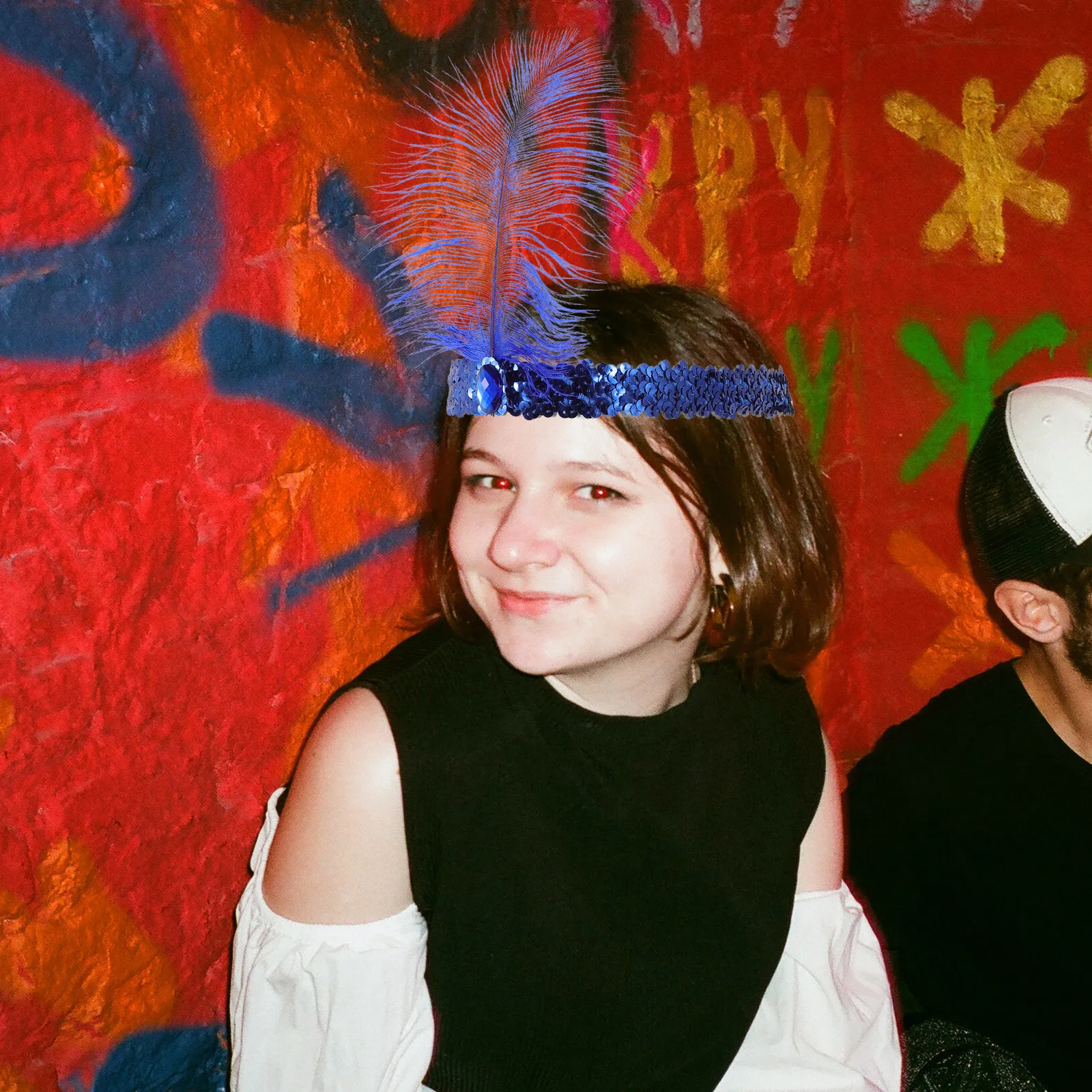 

6pcs Plume Headband Vintage Ethnic Hair Accessory Lightweight Decor For Party Festival Wedding Daily Wear