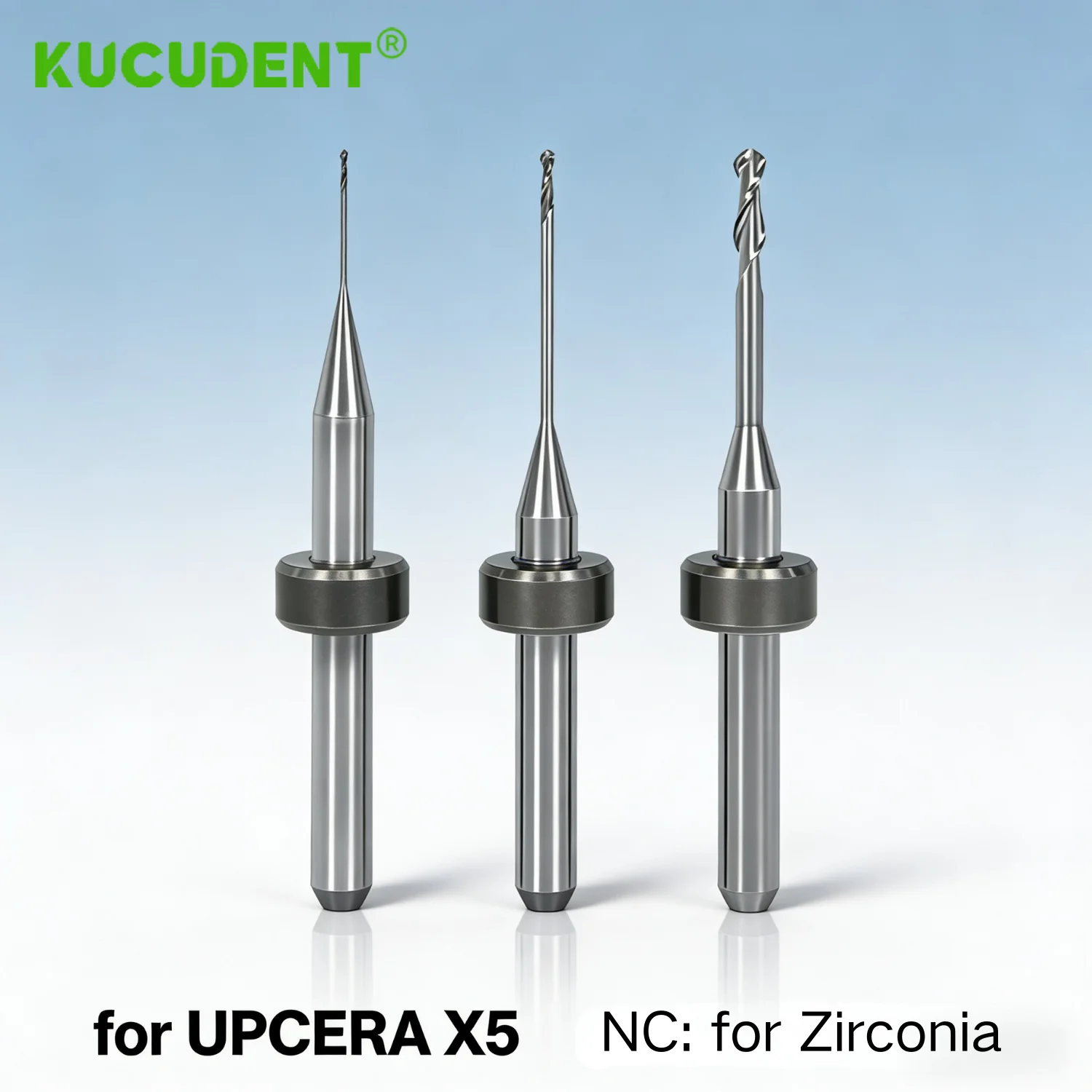 

Milling Burs for UPCERA X5 Dental Cad Cam Milling Zirconia Burs D4 0.6/1.0/2.0mm Lab Milling Machine Drill Grinding Tools