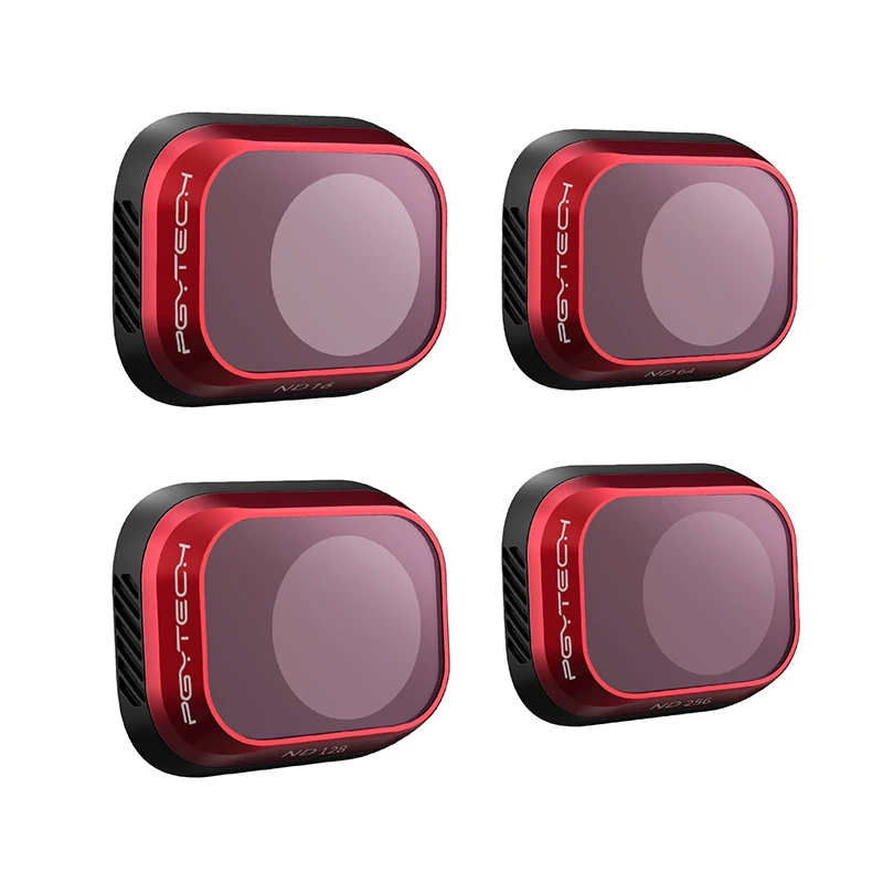 PGYTECH for DJI Mini 3 Drone Camera Optical Glass Lens Filter Kit Set UV CPL ND16 ND64 ND128 ND256 ND16PL ND64PL ND128PL ND256PL