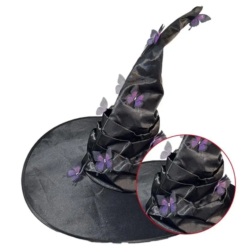 قبعة ساحرة بقيمة 39BD لمكياج حفلات الهالوين التنكرية وقبعة ساحرة للاستخدام اليومي للبالغين
