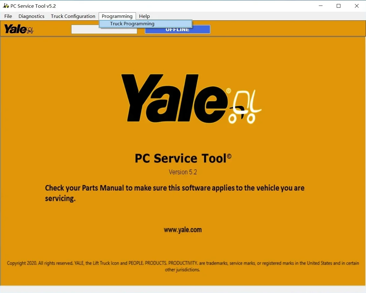 2023 For Yale and Hyster PC Service Tool 5.2 Diagnostic Software+Unlock KeyGen