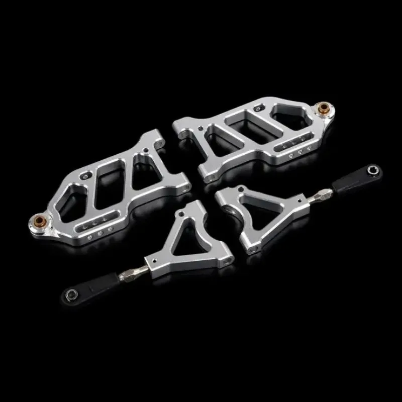 CNC Alloy Front Suspension A Arm Set for for FG Monster Hummer Truck ROVAN BM5 Truck