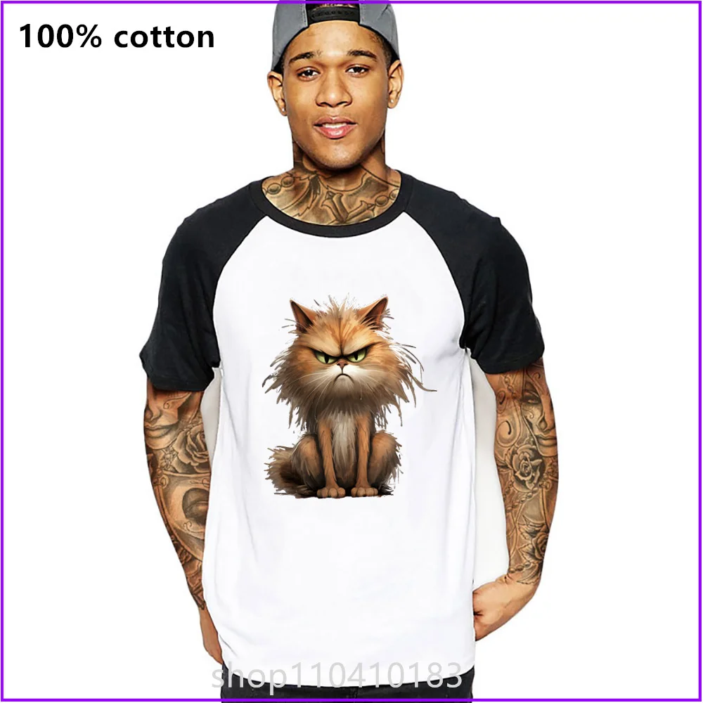 Cute Funny Cat Animal Cartoon Anime Face T Shirts For Men'S Women Tshirt T-Shirt Vintage Military Acid Wash New Styles Golf Amer