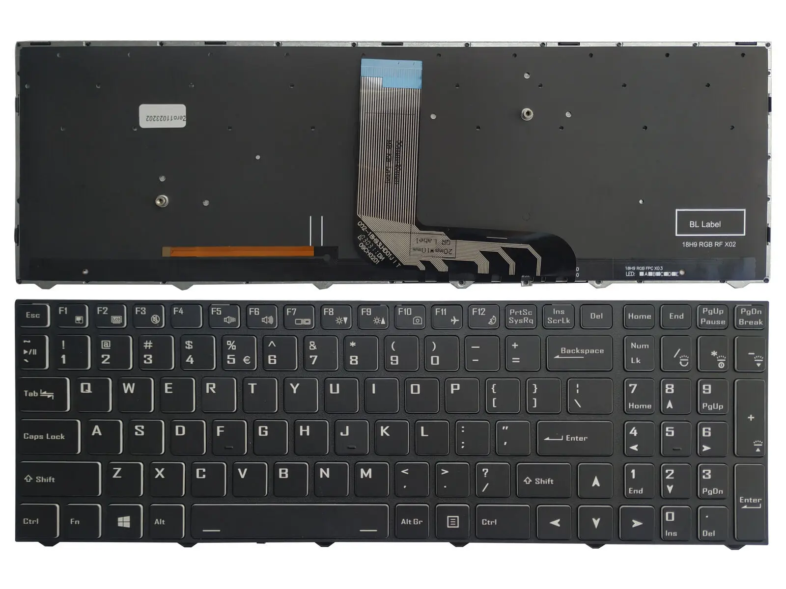 New Keyboard For Clevo T58-V VR36 VG65T T58-VB VA2 VCI1P VCI1 VAF8 US Backlit