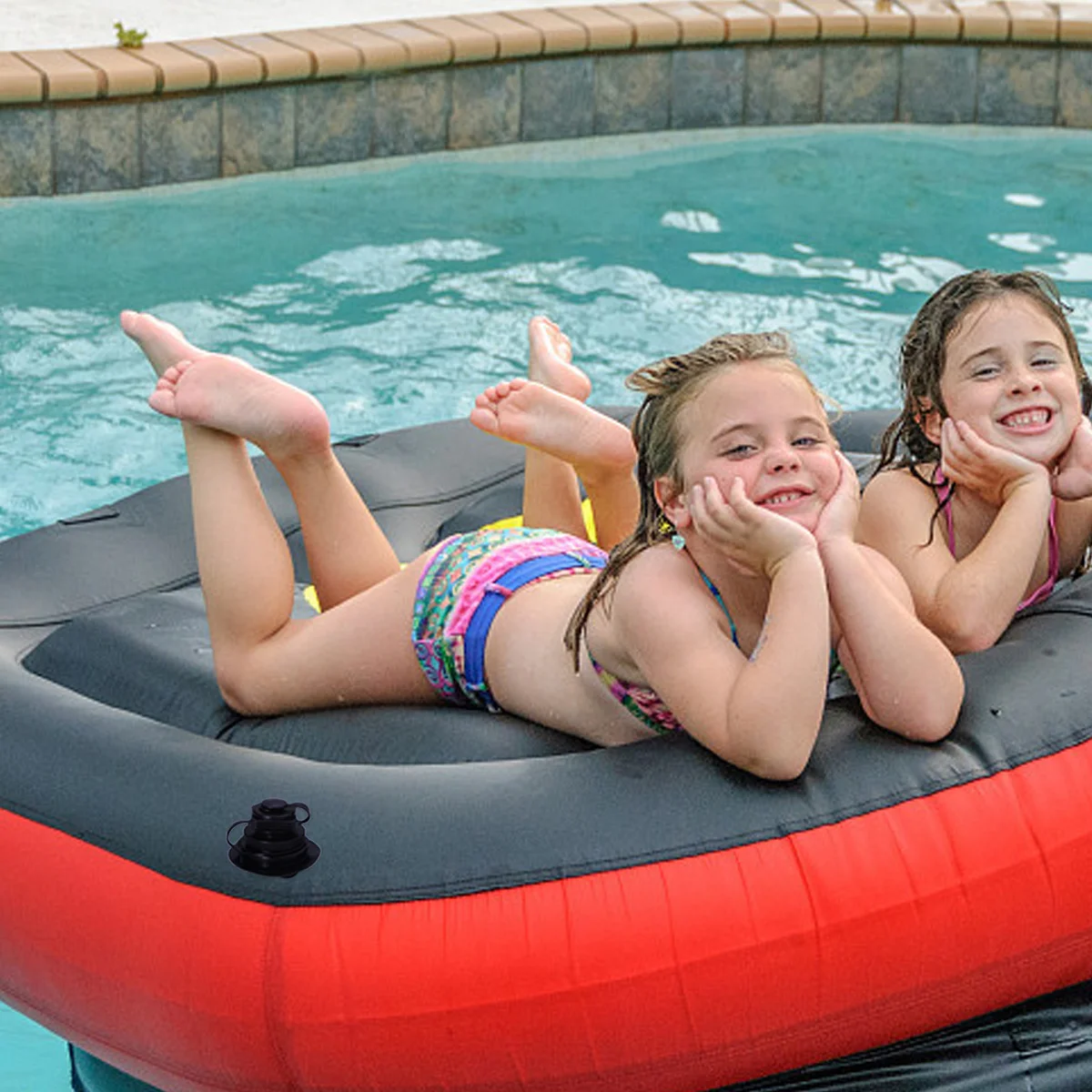 4 قطعة قارب قابل للنفخ صمام الهواء بوسطن صمام بولي كلوريد الفينيل لقوارب الكاياك Airbed الزورق بركة طوف المطاط زورق مضخة التضخم خرطوم محول #5