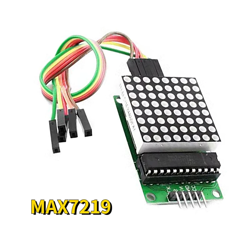 8x8 MAX7219 Dot Led Matrix Module MCU LED Display Control Module for Arduino 5V Interface Module