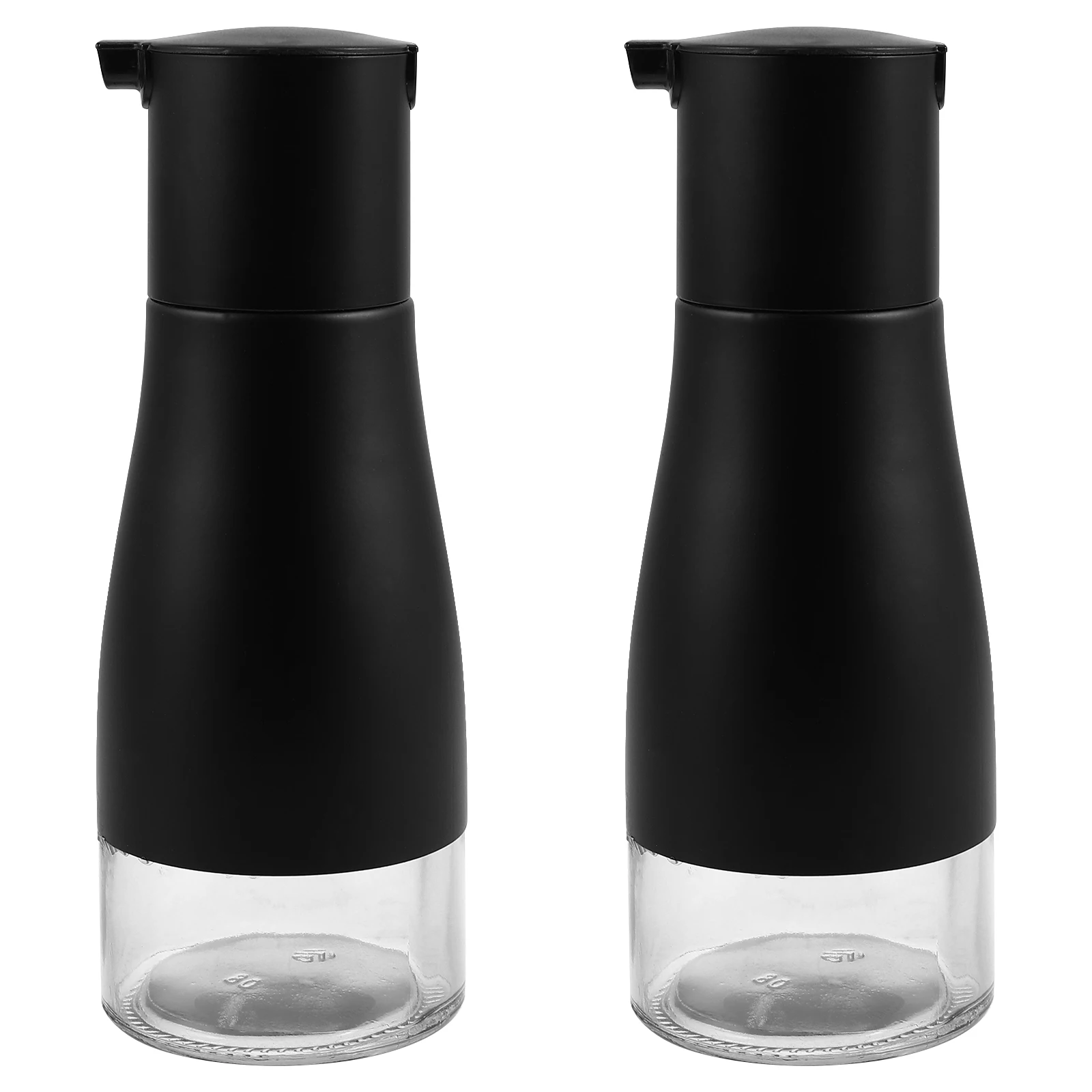 

2pcs 320ml Glass Bottles Olive Oil Bottle Kitchen Cooking Dispenser Camping Baking Vinegar Soy Sauce Container Seasoning Bottles