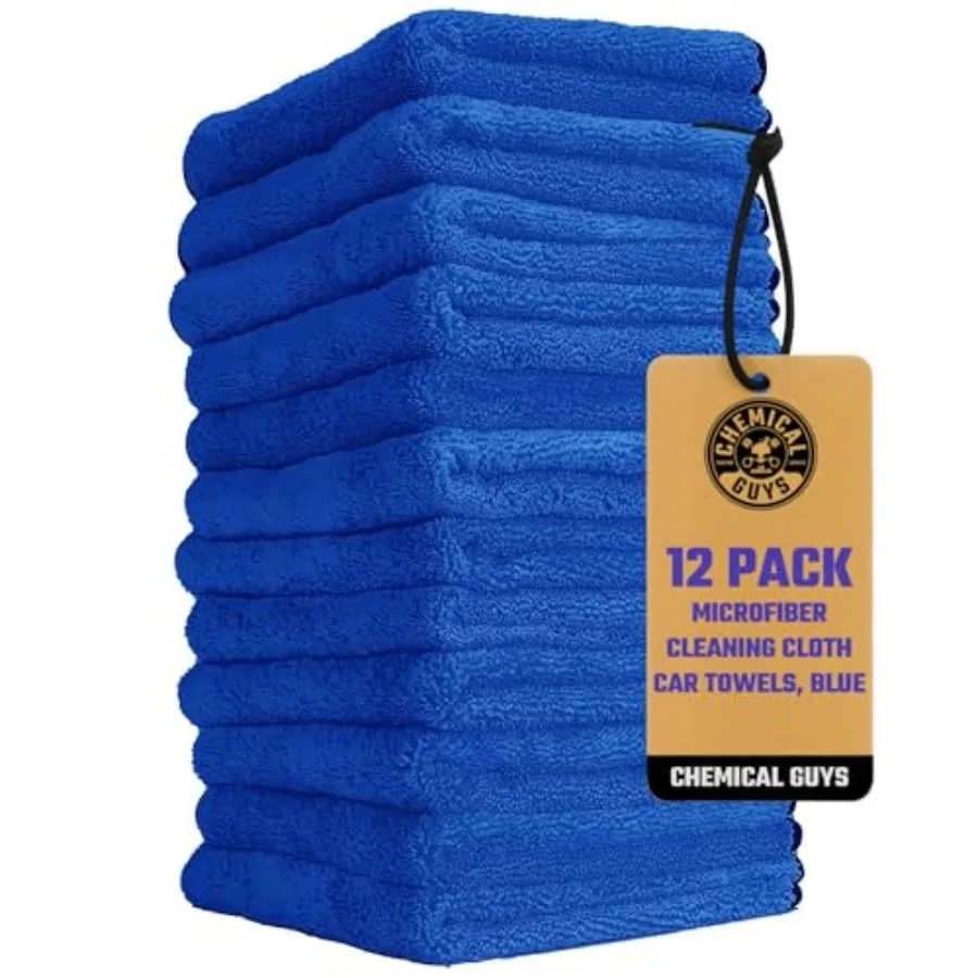 

Professional Grade Premium Microfiber Towels for Cars Blue 16 x 16 Ultra-Soft and Scratch-Free Car Detailing Cloths for Trucks