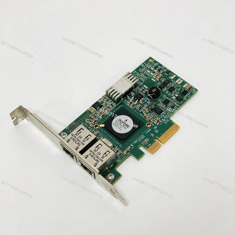 Original BCM5709 F169G 2 Port Gigabit Network Card FOR DELL Broadcom bcm5709C Chip Full height G218C 0F169G PCI-E X4 X8 X16