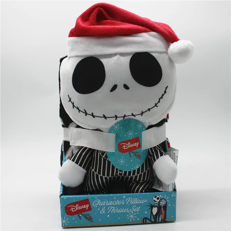 

Детские рождественские подарки - Ужасы в канун Рождества - Плюшевая игрушка Джек с маленькой куклой-одеялом - Подарок на фестиваль - Мемориальный товар