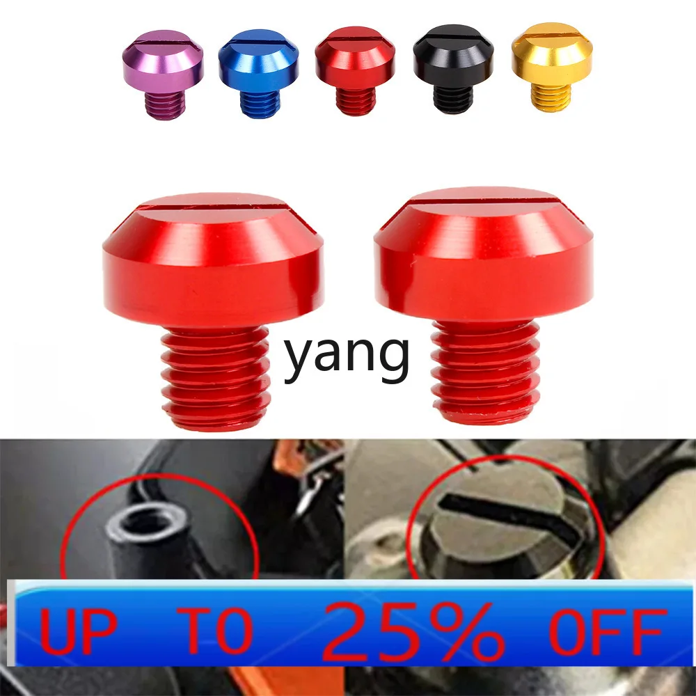 lmm motorcycle rearview mirror color decorative mirror screw