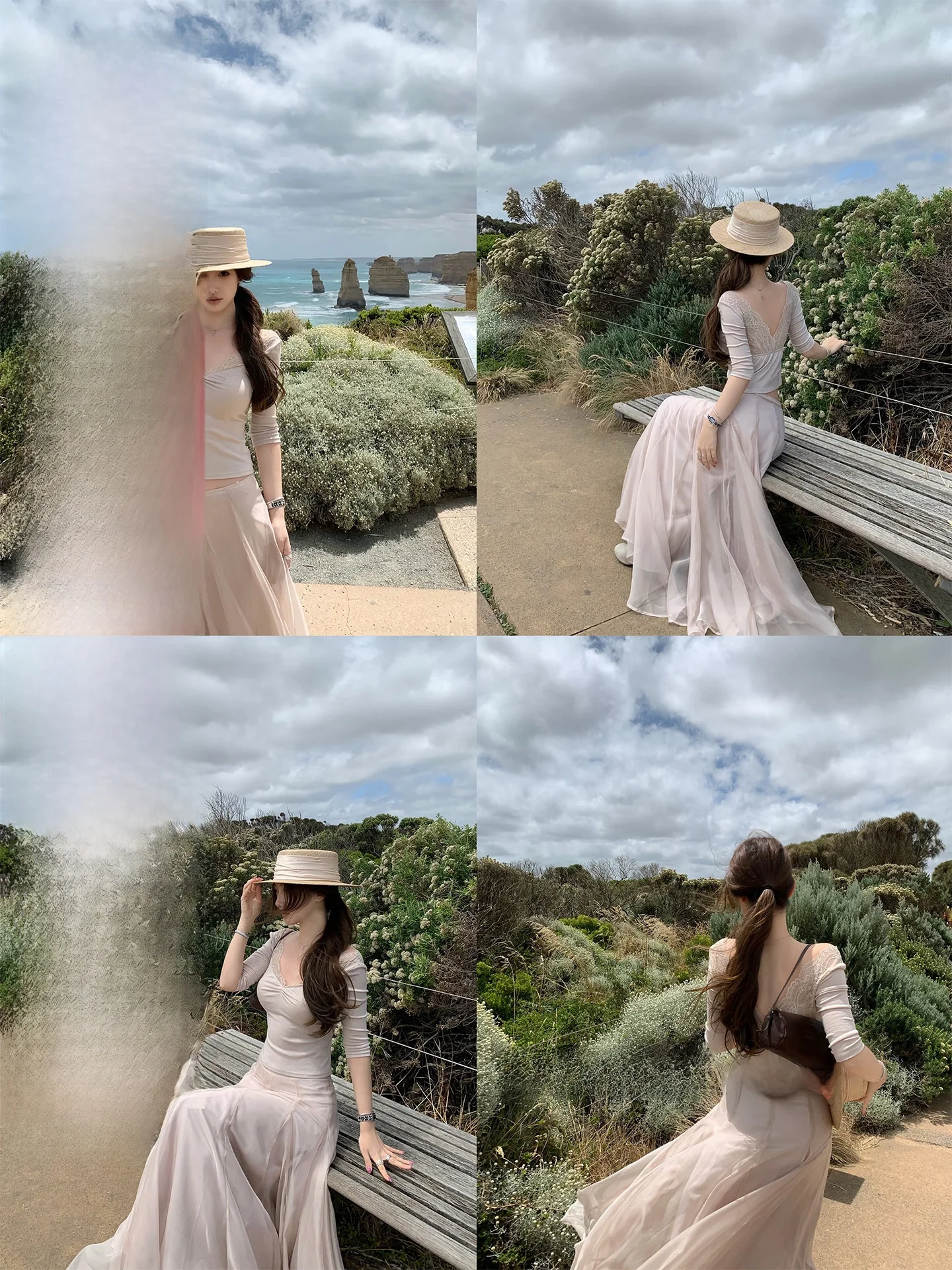 

Chestnut a Bankelili Tulle Lace Bal f Skirt Casual Sle Multi-Piece Wool Blend Spring Season Long Sve T-irt