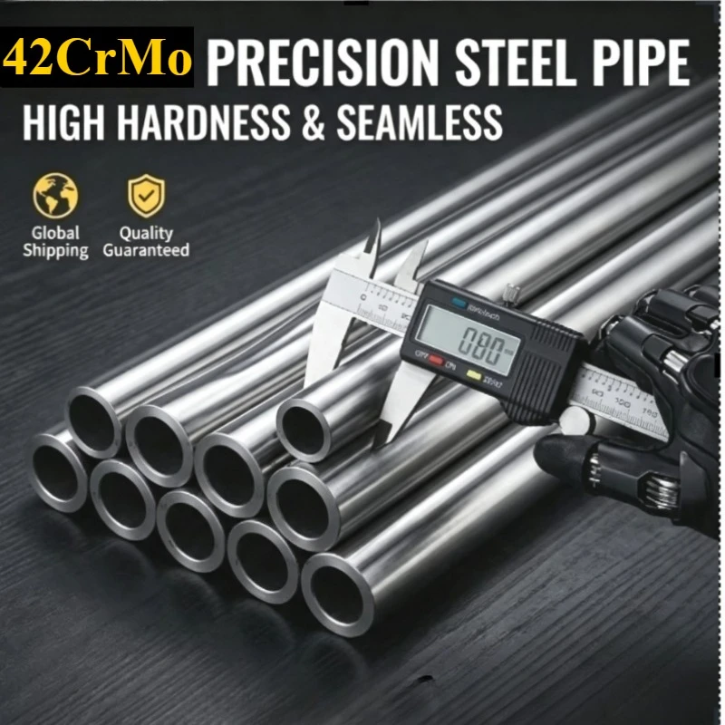 42CrMo Precision Seamless Steel Pipe OD16mm ID 4.5-12mm High Alloy Tube for Hydraulic Projects Mechanical Structure Pipe 20-50cm