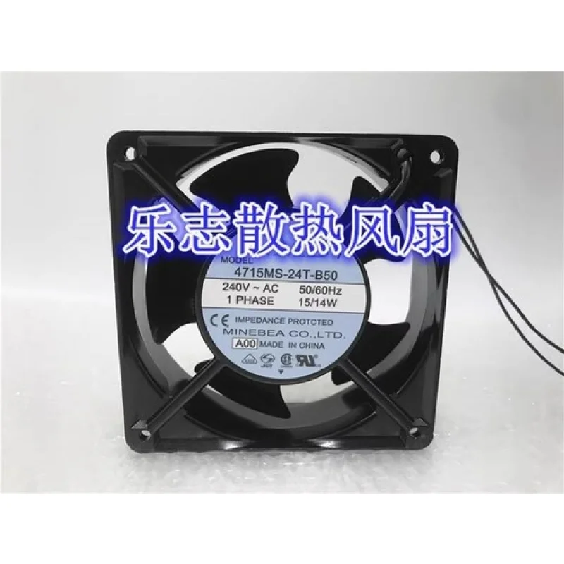 

C for NMB 4715MS-24T-B50 12038 AC240V 50/60Hz 15W/14W Axial Cooling Fan