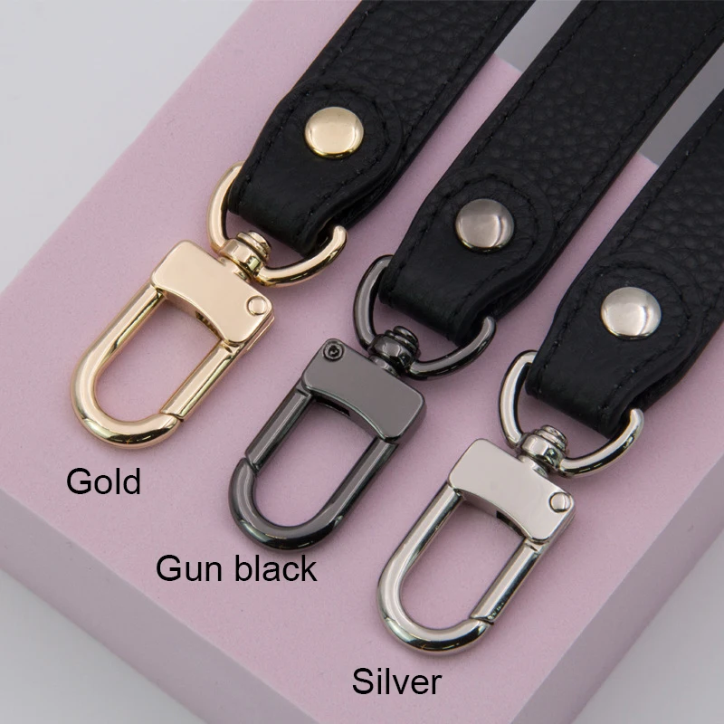 41cm Leather Bag Strap for Bags Shoulder Bag Strap Solid Color Handbag Belt Replacement Adjustable Bag Handles for Bucket Bag