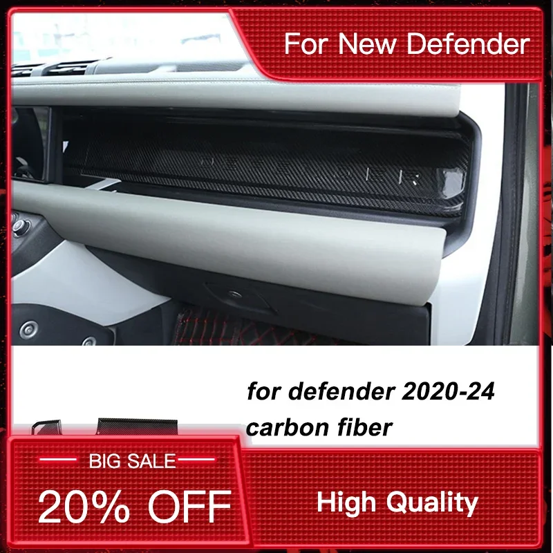 Новые внутренние детали, приборная панель для Land Rover Defender 90 110 2020-2024, декоративная полоса для салона автомобиля, аксессуары для интерьера