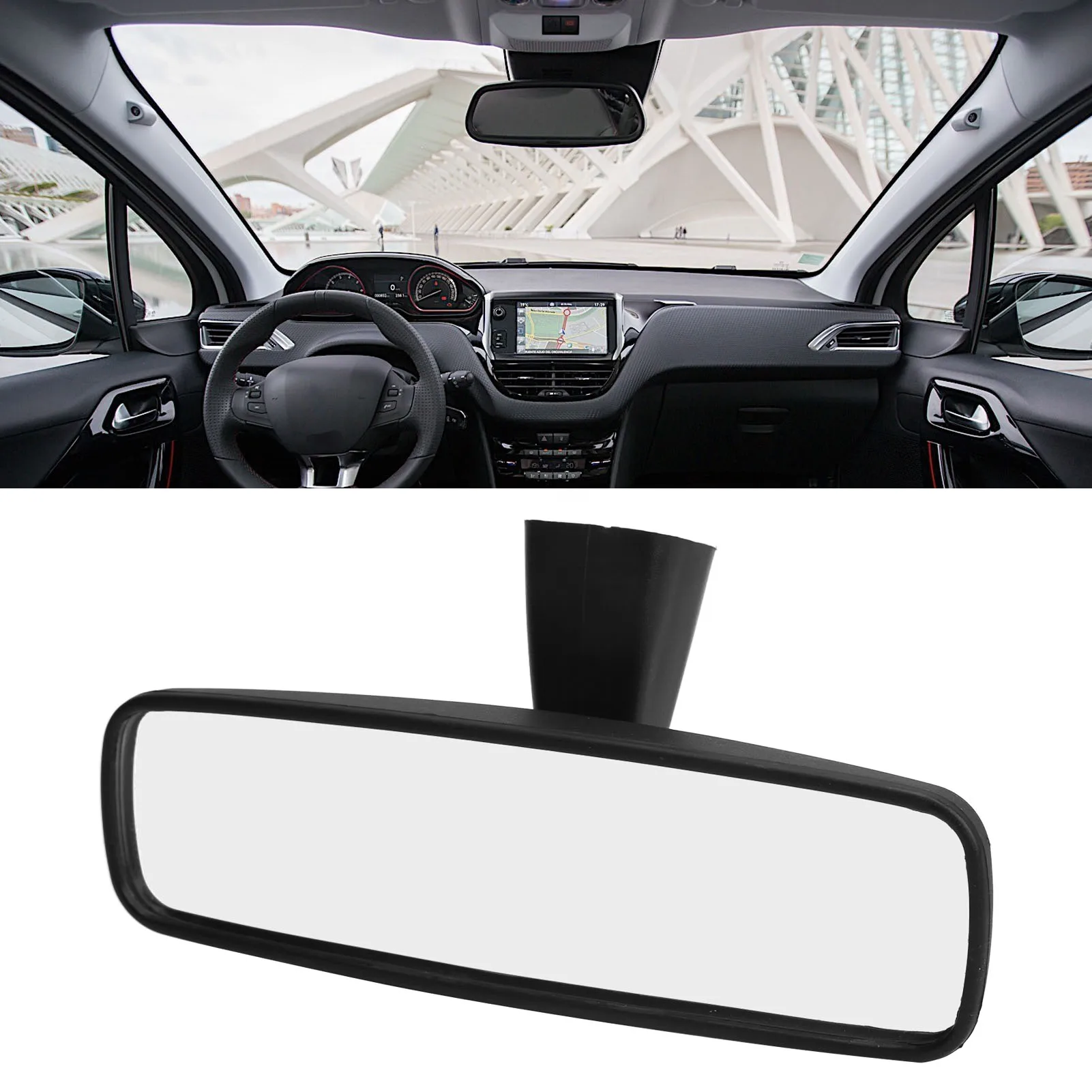 مرآة السيارة الداخلية لبيجو 2008 3008 308 308S 408 508 سيتروين C3 C4 C4L C5 2009-2019 8154AK مرآة الرؤية الخلفية الداخلية للسيارة