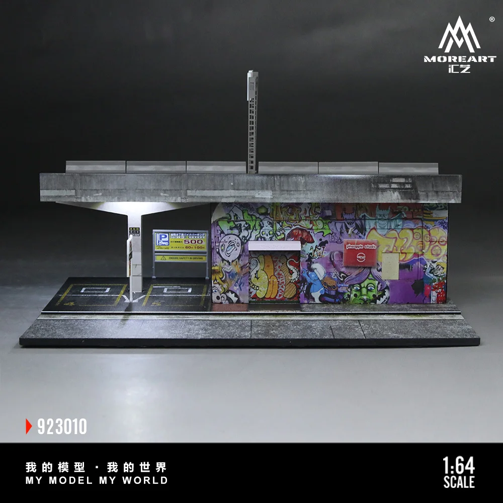 More Art 1:64 Miniature Nagoya Urban Street Art Model Simulation Landscape Diorama Building Kit For Collection
