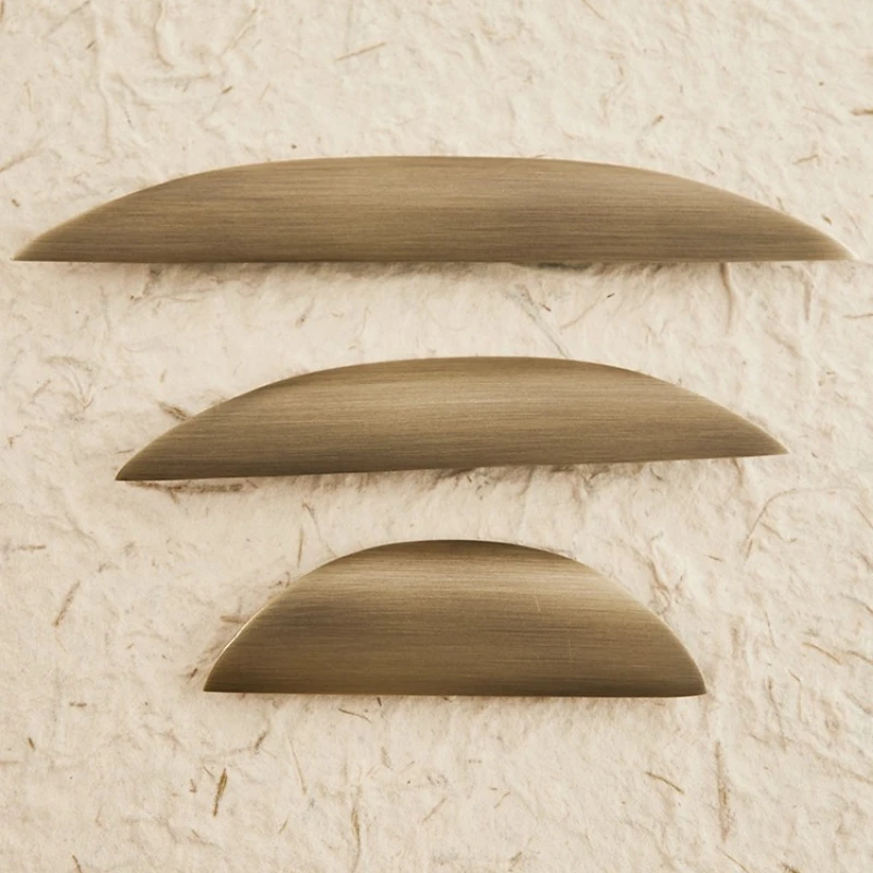 العتيقة النحاس مقبض المطبخ خزانة مقبض الحديثة نحى خزانة تسحب الأثاث الأجهزة مقابض للخزانة درج سحب