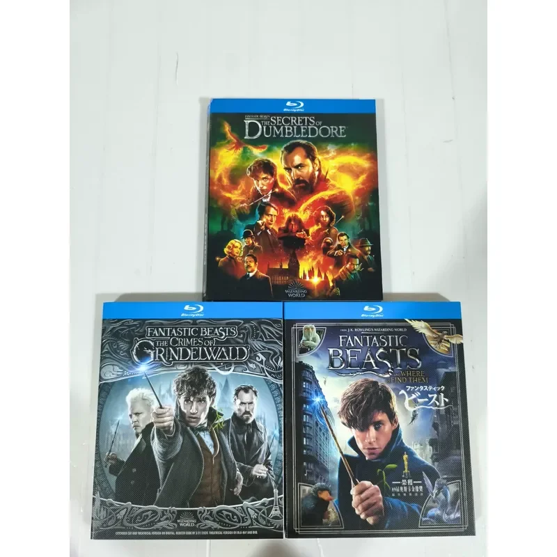 Fantastic Beasts 1-3 Blu-ray Discs Boxed Collector's Edition Brand New Unopened High Image Quality