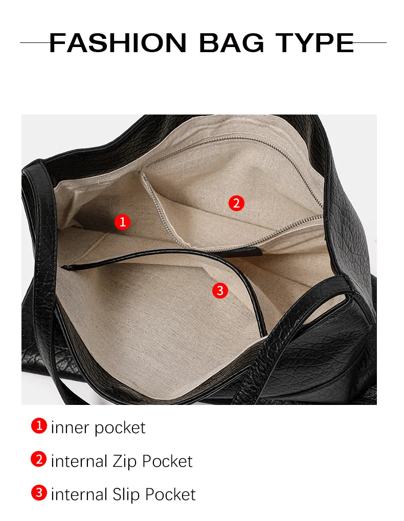 Damen-Schultertasche aus echtem Rindsleder mit Steinmuster, große Kapazität, Reise-Hobo-Unterarmtasche, stilvolle Freizeit-Handtasche – Detail 6