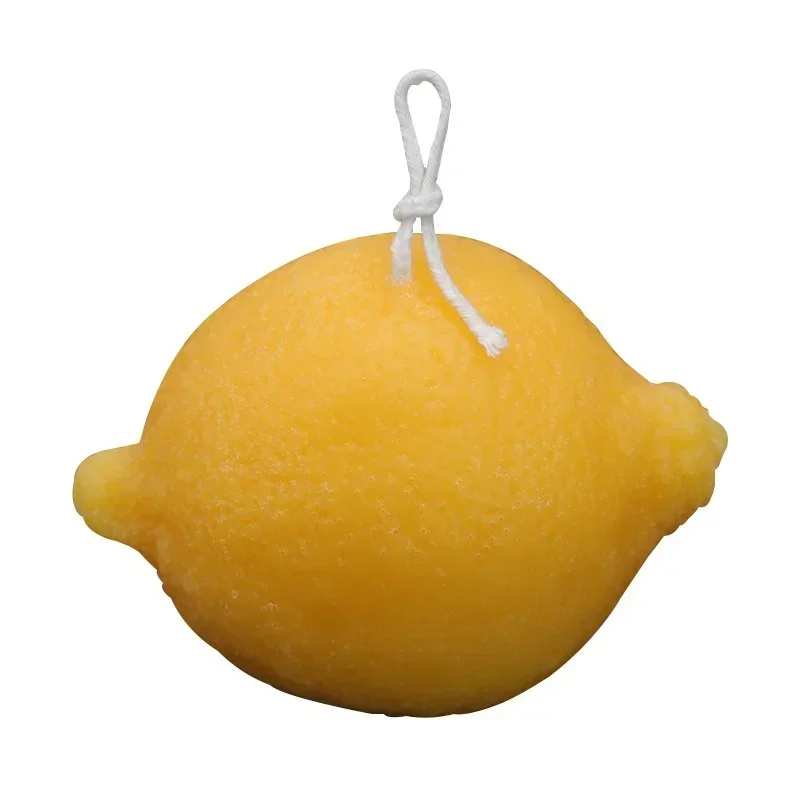 Creative Hand-made Lemon Candle Silicone Mold Simulation Fruit DIY Aromatherapy Candle Baking Mold Wax Mold Fondant Tool