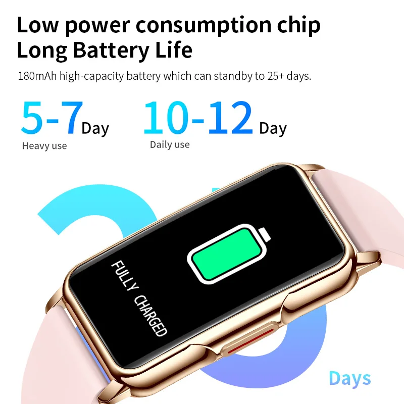 LIGE Pedometro Chiamata Bluetooth Smart Watch Musica Fitness Bracciale sportivo Ossigeno nel sangue Monitor del sonno Smartwatch da 1,47 pollici Lady