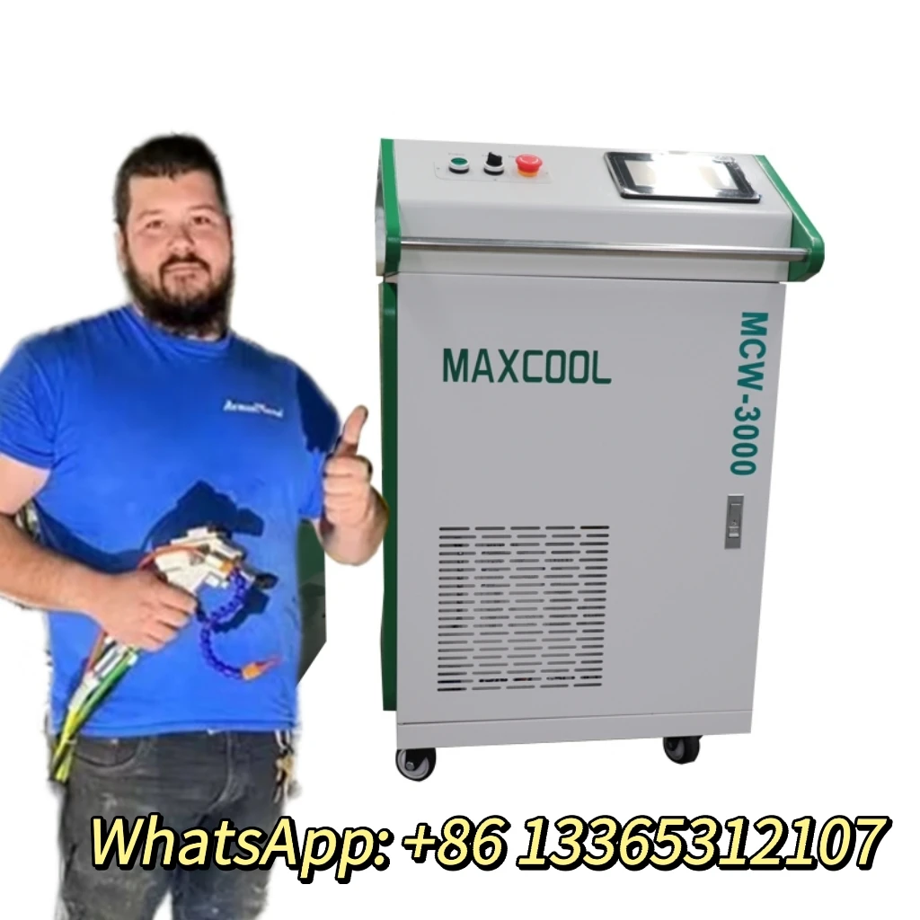 

Maxcool 3 in 1 Raycus Max Reci Cutter 1000W 1500W 2000W 3000W Portable Metal Handheld Fiber Laser Welder Machine