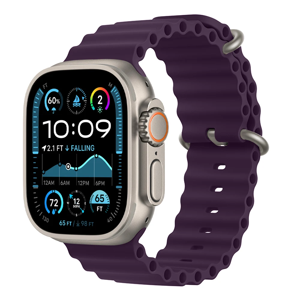 Ocean-Armband für Apple Watch Ultra 3 2 Band 49mm 46mm 44mm 40mm 45mm 41mm 42mm Correa Armband iWatch Series 11 10 9 SE 8 7 6 5 4
