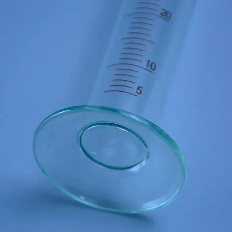 10ml/25ml/50ml/100ml Measuring Cylinder with Ground In Glass Stopper Graduation Glass Round Base Laboratory Chemistry Equipment
