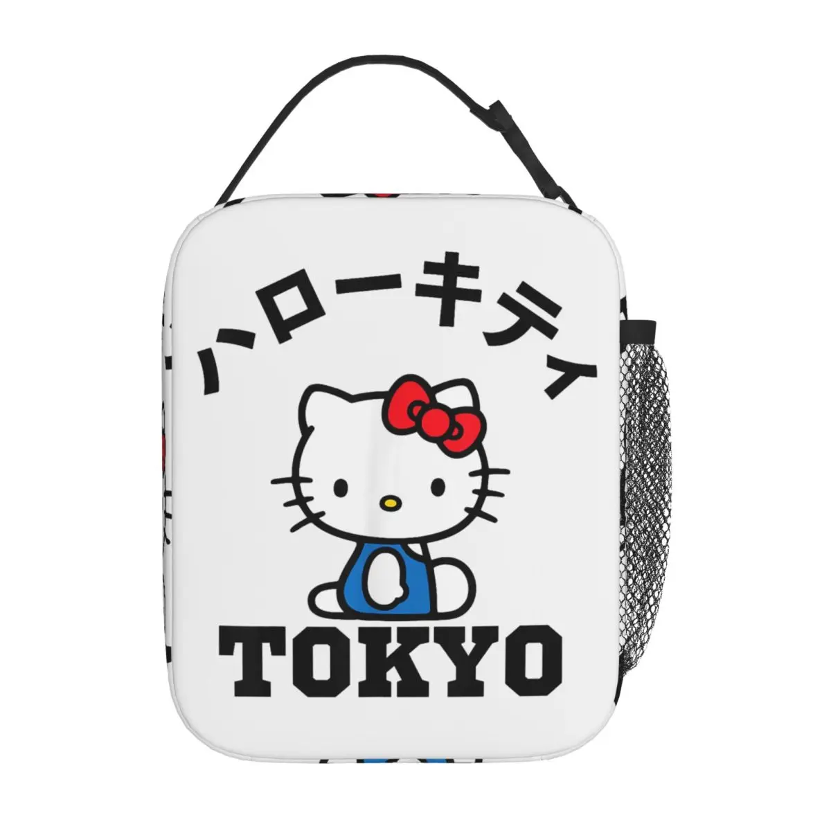 

Изолированная сумка для обеда Hello Kitty Tokyo, герметичный контейнер для обеда, термосумка, ланч-бокс, сумка для колледжа, уличные сумки для хранения еды